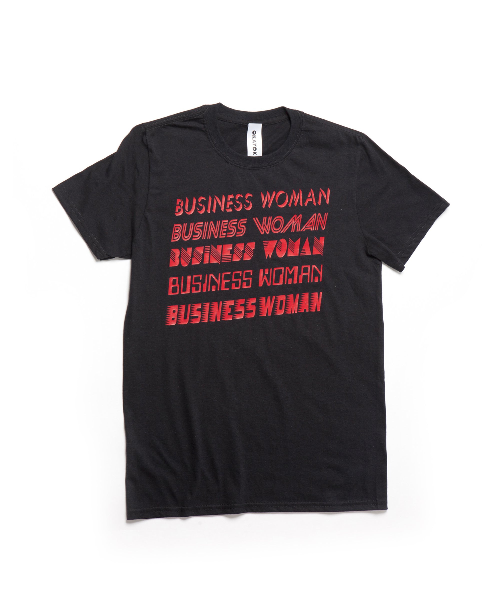 serious business woman tee