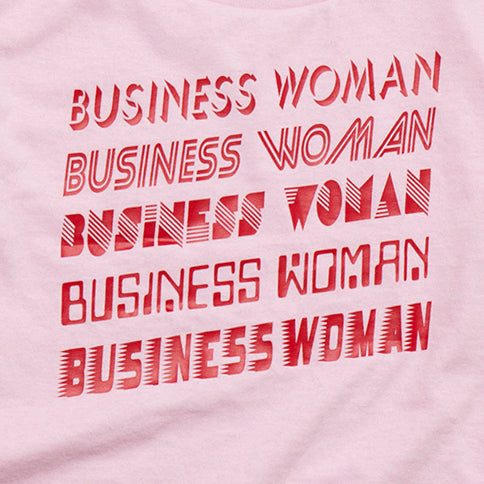 serious business woman tee