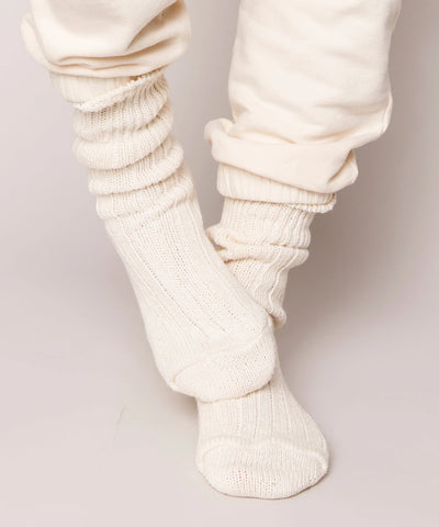 Thick Cotton Socks | Ecru
