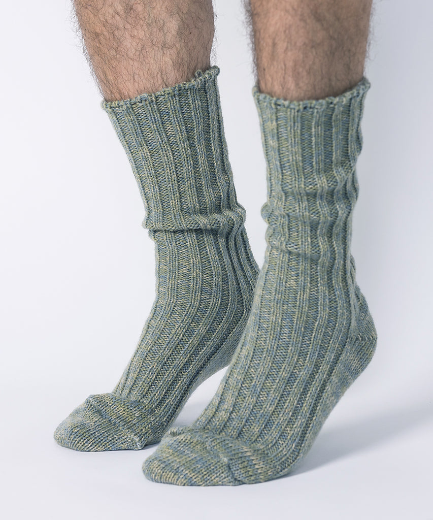 ribbed cotton wool acrylic thick socks atlantic